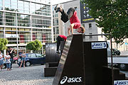 asics Parcouring am Rindermarkt (Foto. Martin Schmitz)